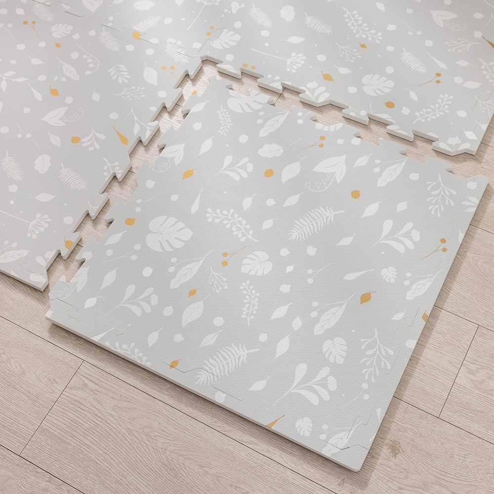 Nido Nido Foam Mats Metallic Garden 6 Piece Set Mats Baby Bunting AU