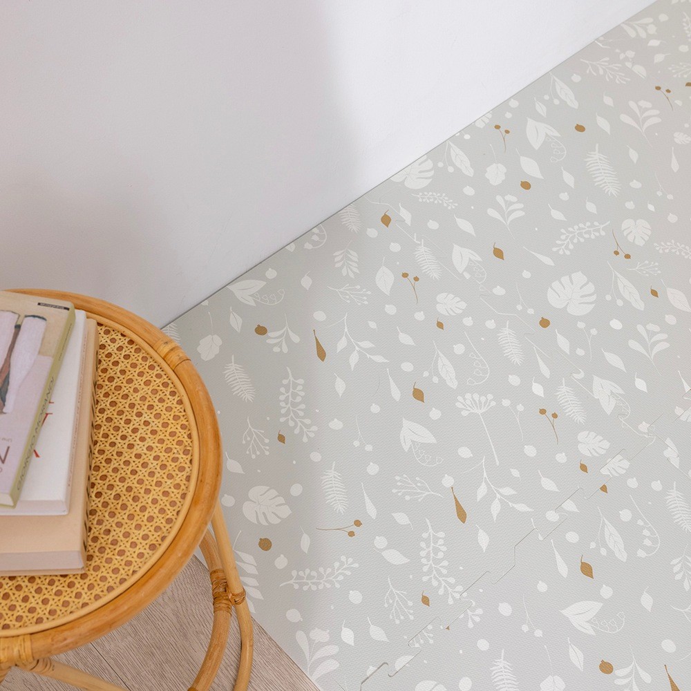 Nido Nido Foam Mats Metallic Garden 6 Piece Set Mats Baby Bunting AU