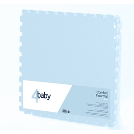 4Baby Foam Mats Baby Blue 4 Piece Set