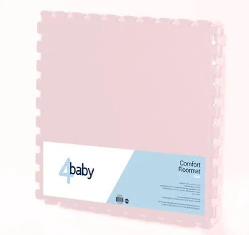 4Baby Foam Mats Baby Pink Piece Set Baby Bunting AU