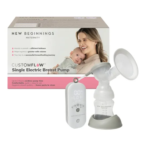 New Beginnings Single Electric Breast Pump Baby Bunting AU