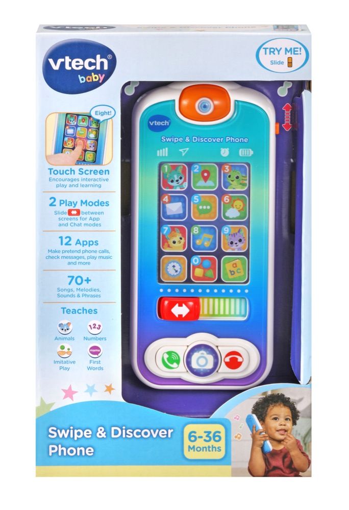 VTech Little SmartPhone Baby Toy, 6-36 Months, Teaches Numbers