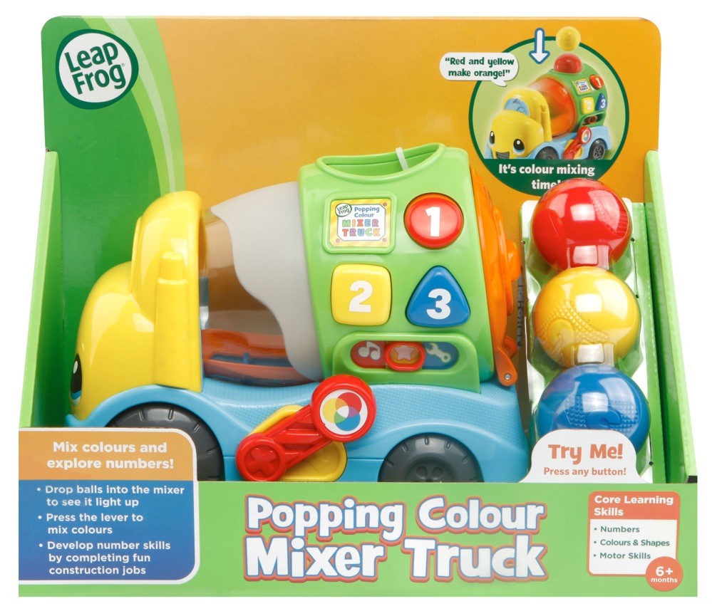 Leapfrog Popping Colour Mixer Truck Interactive Toys Baby Bunting AU