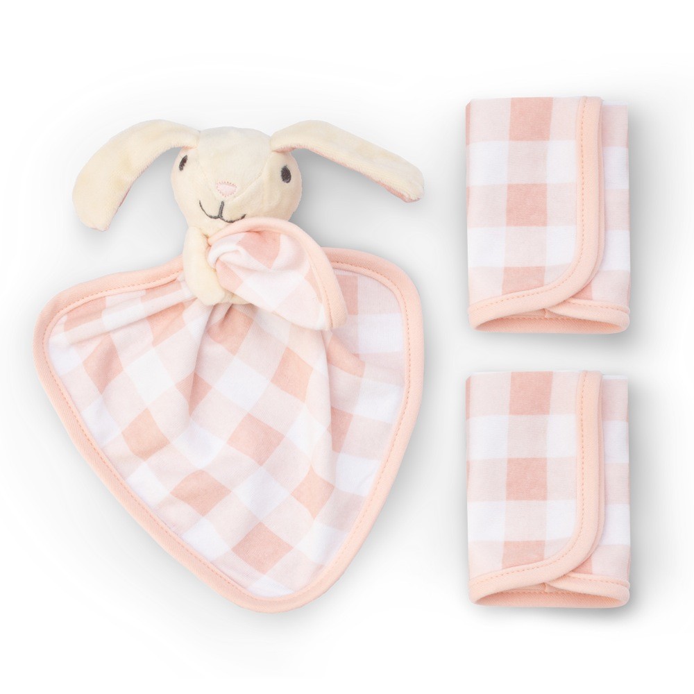 Little Linen Co Washcloths & Toy Set Ballerina Bunny | Face Washers ...