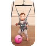 Jolly Jumper Bouncer Deluxe With Foot Rattles - Grey image 3
