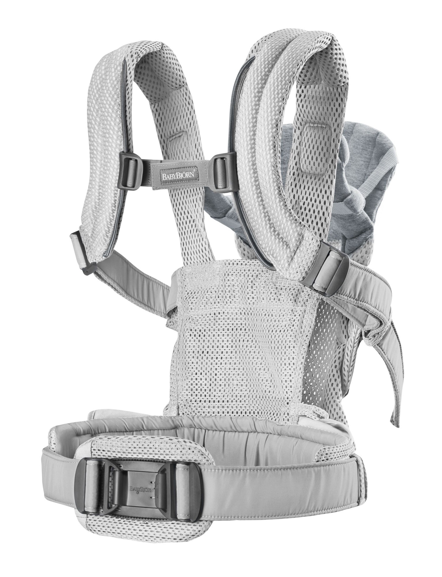 Babybjorn Harmony Carrier Silver Mesh Baby Carriers Baby Bunting NZ