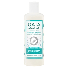 Gaia Baby Bubble Bath - Funtime 250 ml