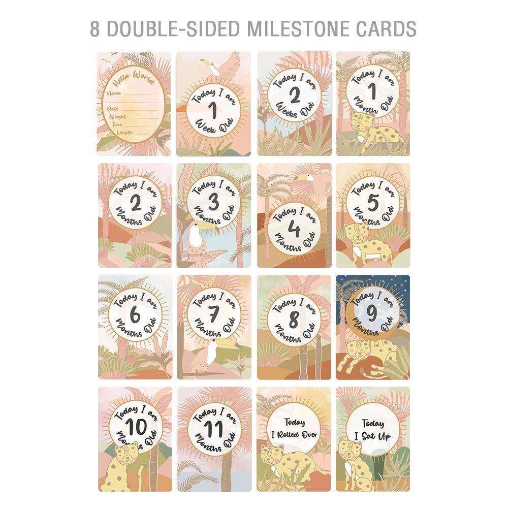 Baby milestone cards sales baby bunting