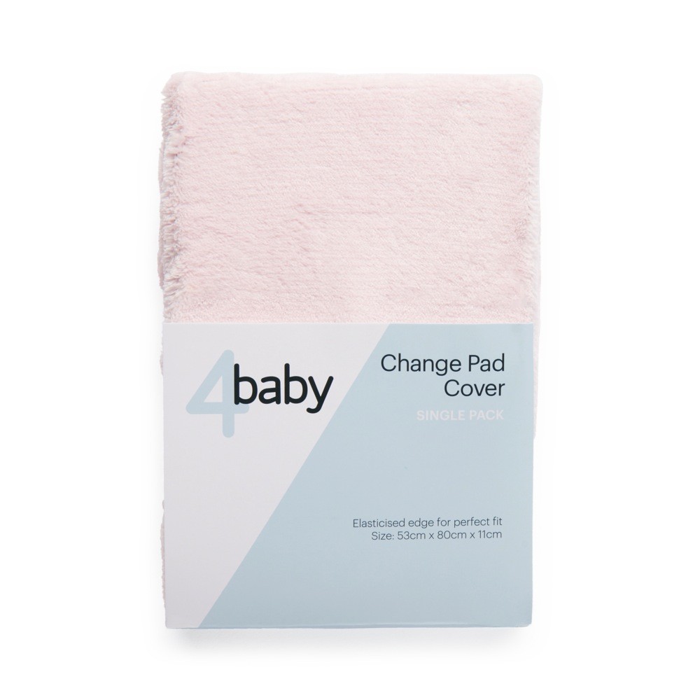 4Baby Single Fitted Change Pad Cover Pink Baby Bunting AU