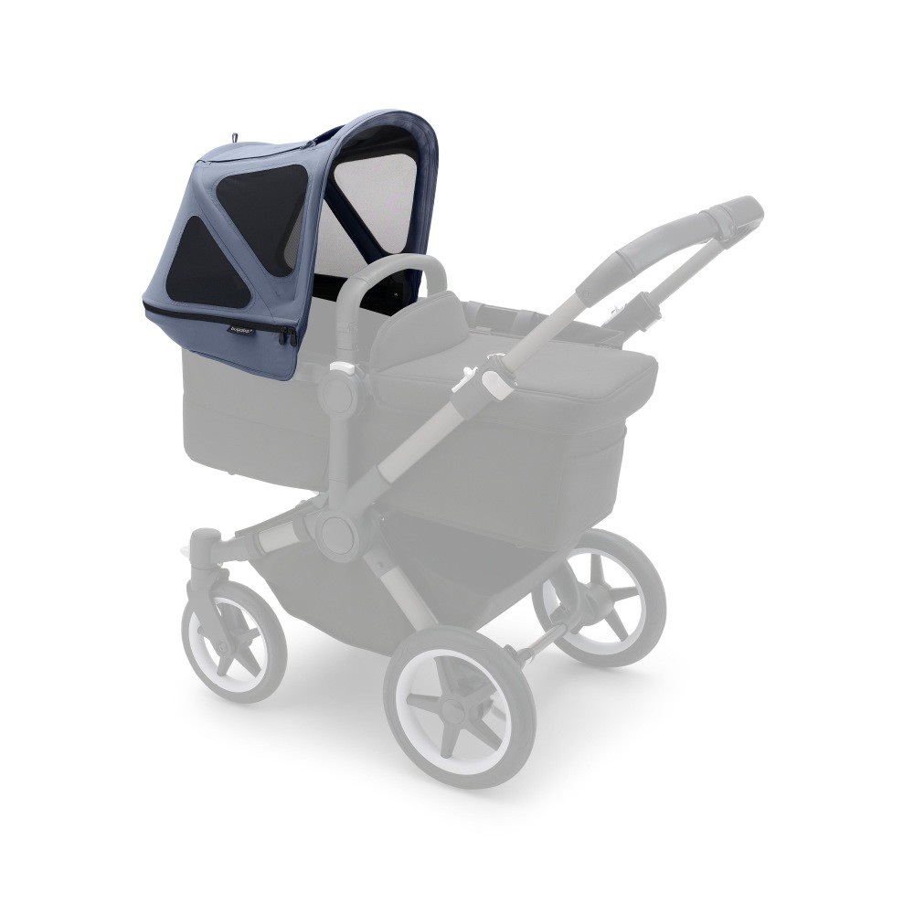 Bugaboo Donkey Breezy Sun Canopy Seaside Blue Sun Rain Covers