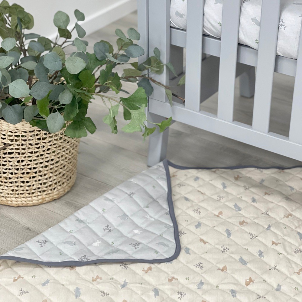 Bubba Blue Bunny Forest Cot Comforter Cot Baby Bunting NZ