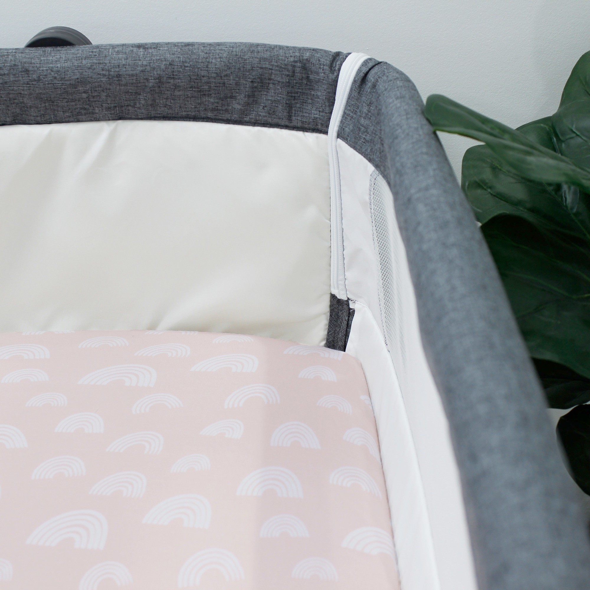 Bubba Blue Nordic CoSleeper Fitted Sheet 2 Pack Pink/Rose Baby Bunting AU