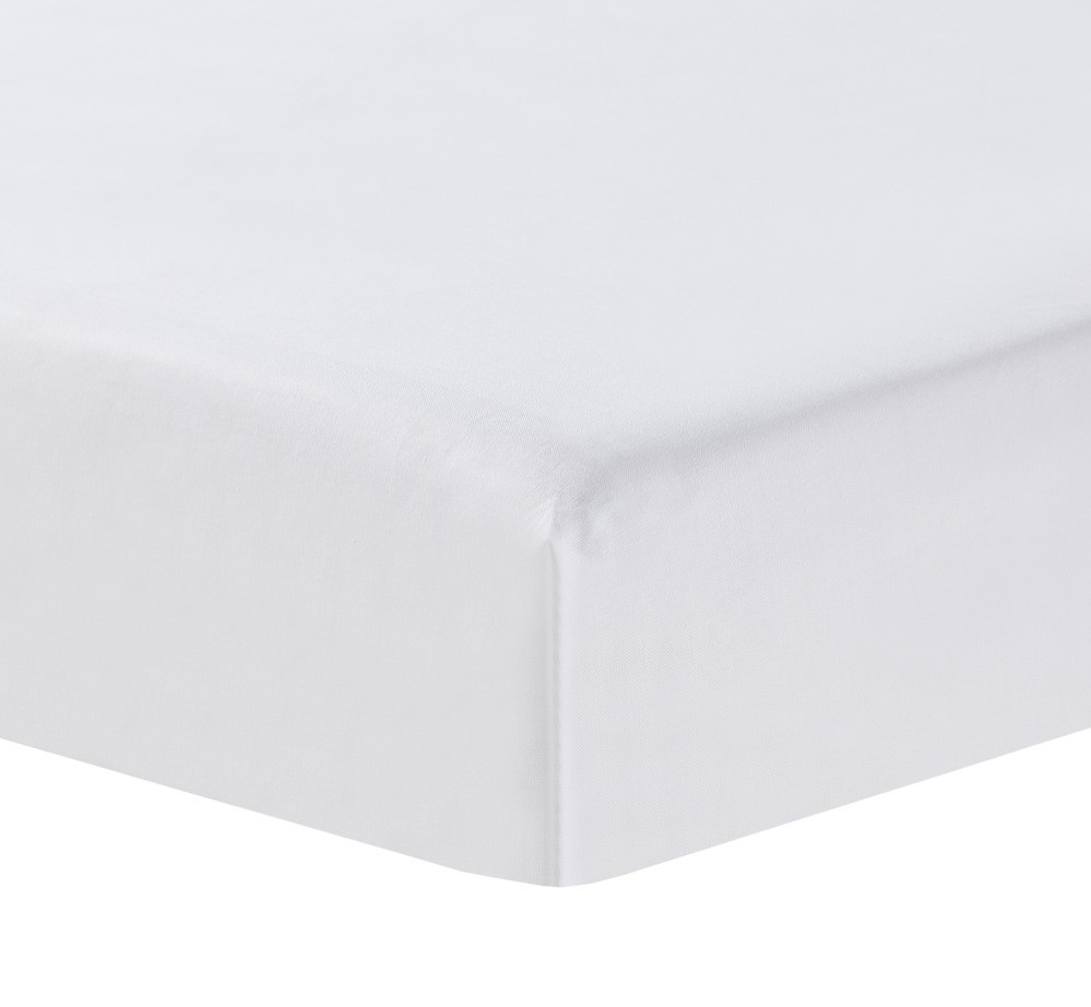 Bilbi Organic Cotton Bedside Sleeper Fitted Sheet White | Baby Bunting AU