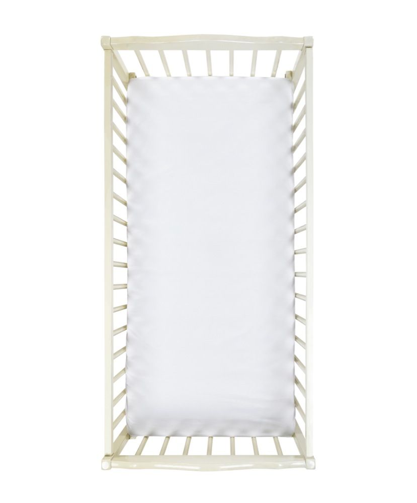 Bilbi Organic Cotton Bedside Sleeper Fitted Sheet White | Baby Bunting AU