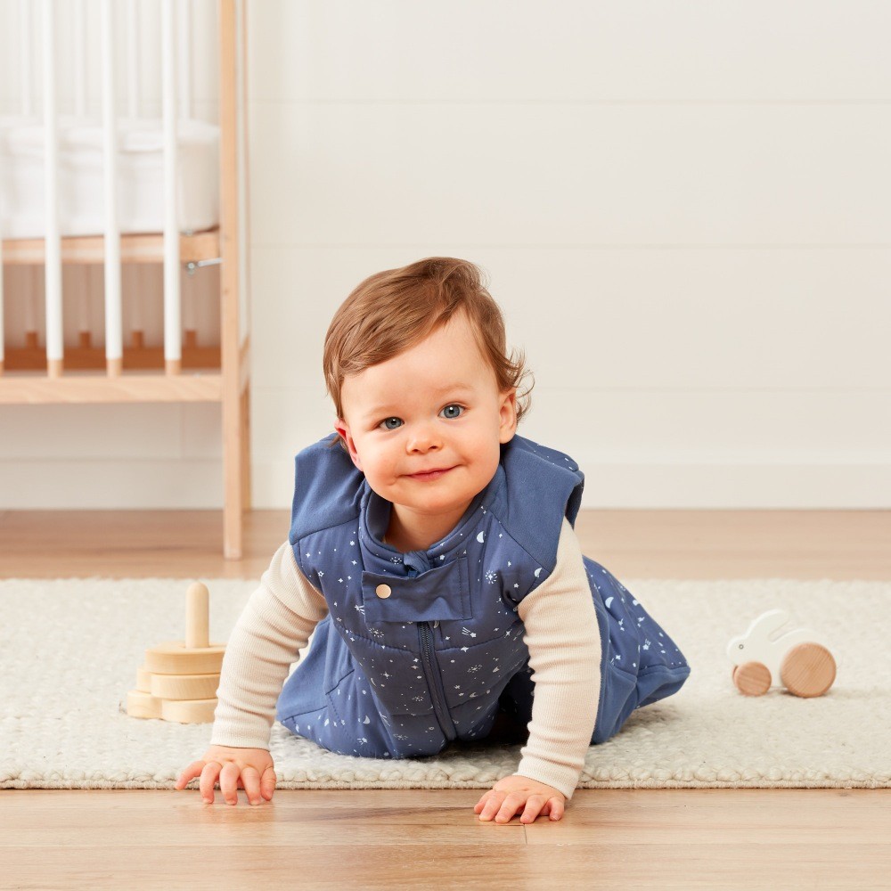 Ergopouch Sheeting Sleeping Bag 2.5 Tog Night Sky 24 Years Nursery sale Baby Bunting AU