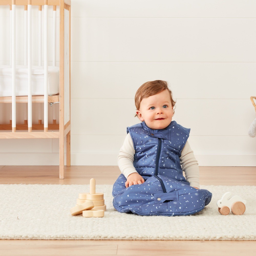 Ergopouch Sheeting Sleeping Bag 2.5 Tog Night Sky 24 Years Nursery sale Baby Bunting AU