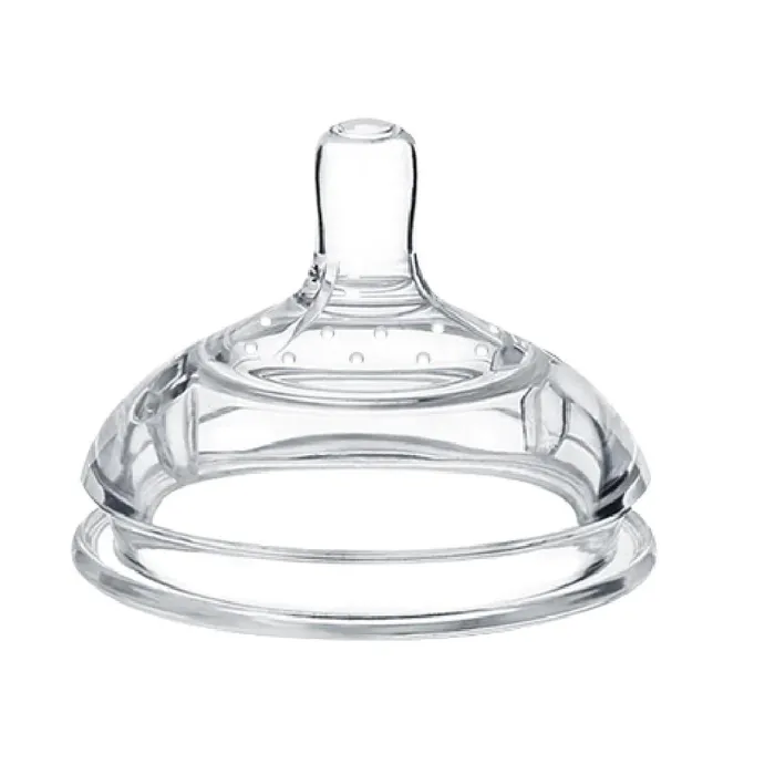 Haakaa Gen 3 Silicone Bottle Anti-Colic Teat- 2Pk Large/Variable