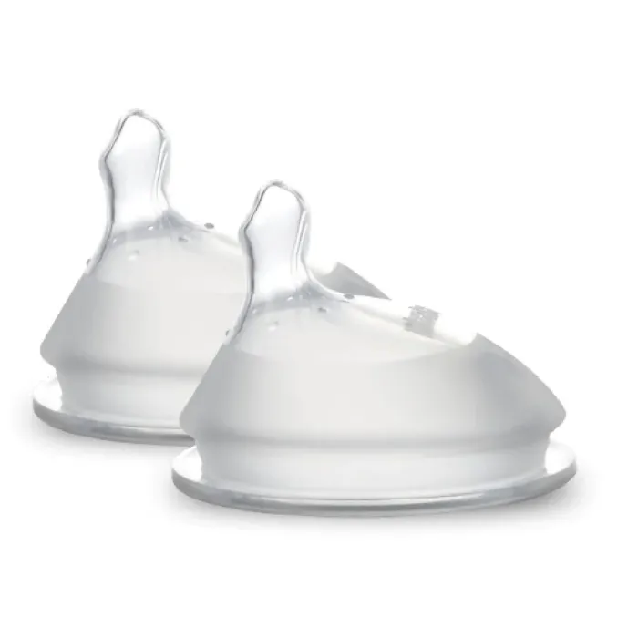 Haakaa 3 Silicone Orthodontic Teat - 2Pk Large/Variable