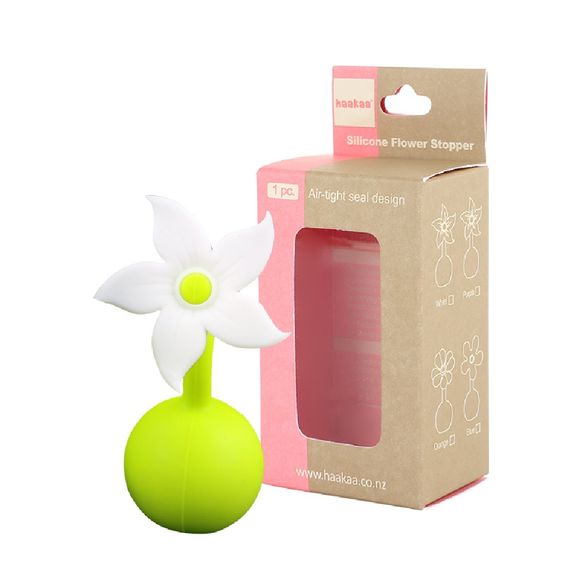 Haakaa Flower Stopper for Breastpump White