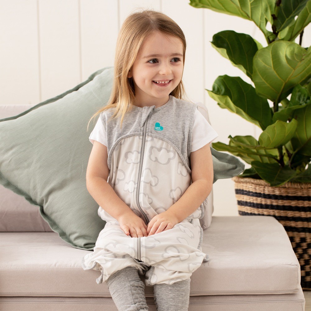 Love To Dream Sleepsuit Bag 0.2 Tog Daydream Grey 12 Months Baby