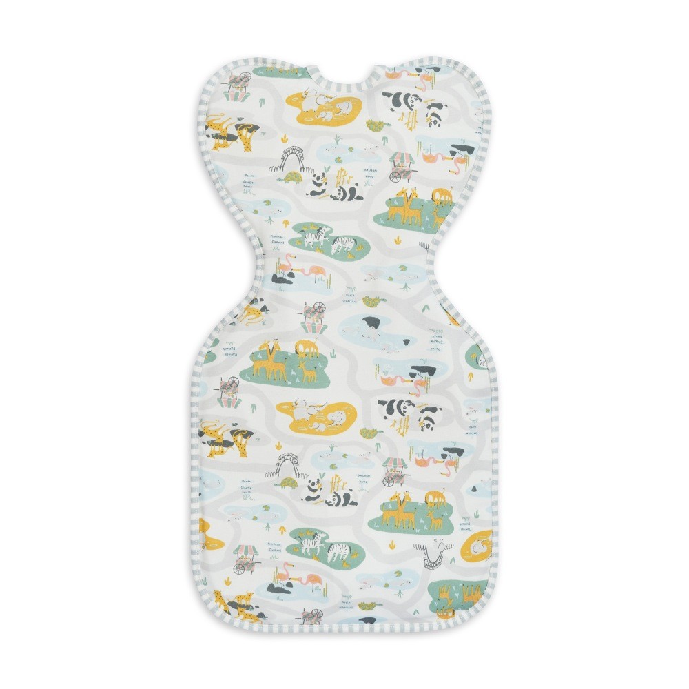 Love To Dream Swaddle Up Designer Lite 0.2 Tog Zootimes White Medium