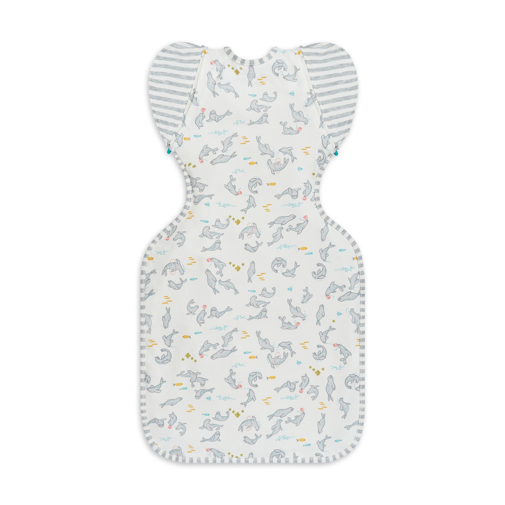 Love To Dream Swaddle Up Designer Trans Bag 1.0 Tog Seal Show Grey