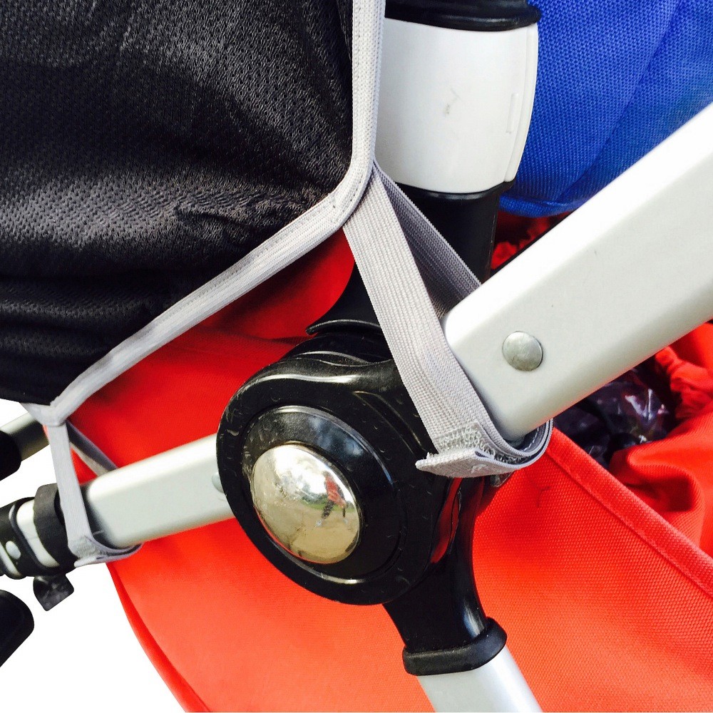 Snoozeshade Original Buggy Blackout Shade Cover Steel Trim Sun