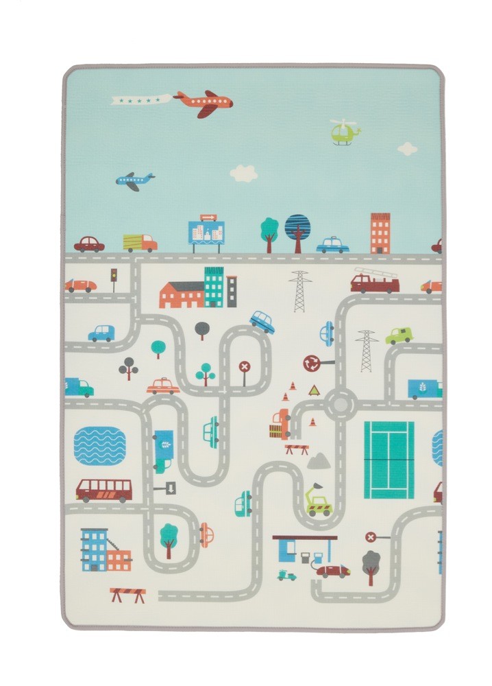 4Baby Playmat Car Track 120cm X 180cm Mats Baby Bunting AU