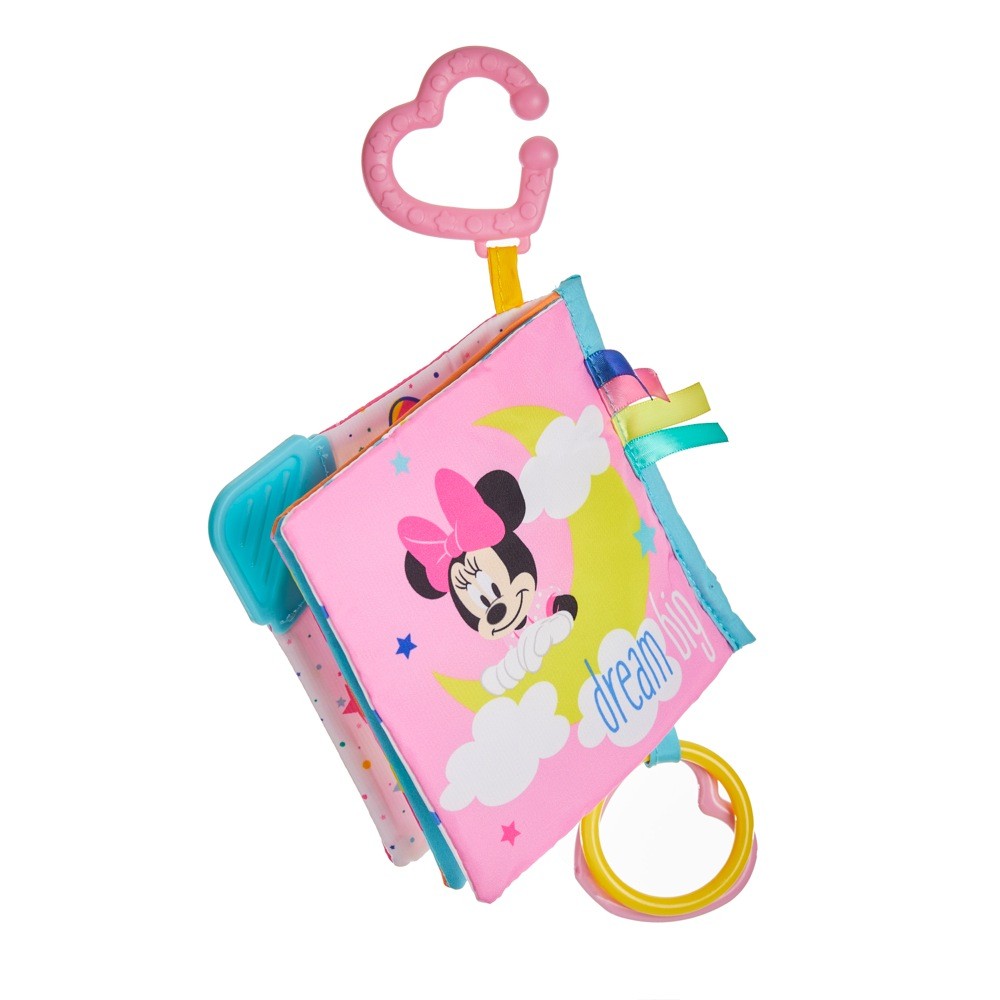Disney Baby Minnie Mouse Soft Book | Soft Plush Toys | Baby Bunting AU