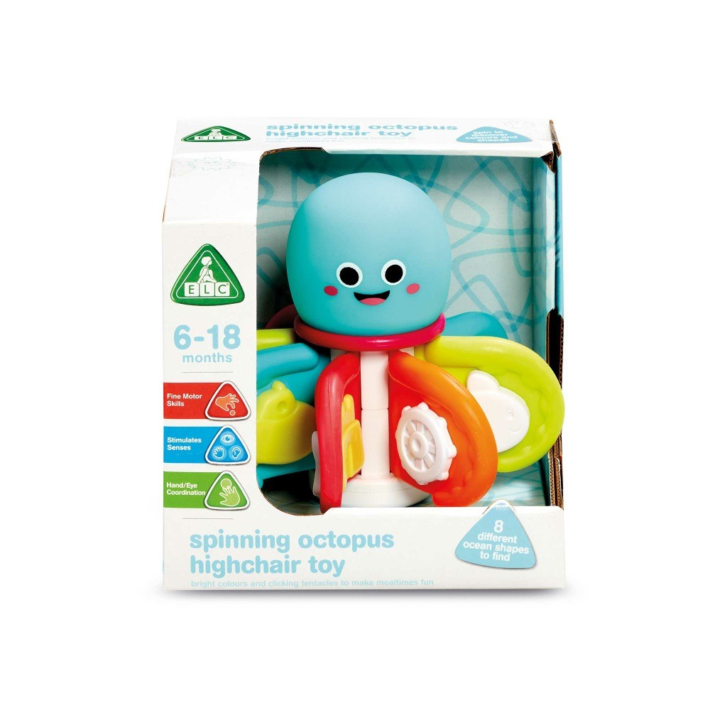 ELC Octopus Highchair Spinner Interactive Toys Baby Bunting AU