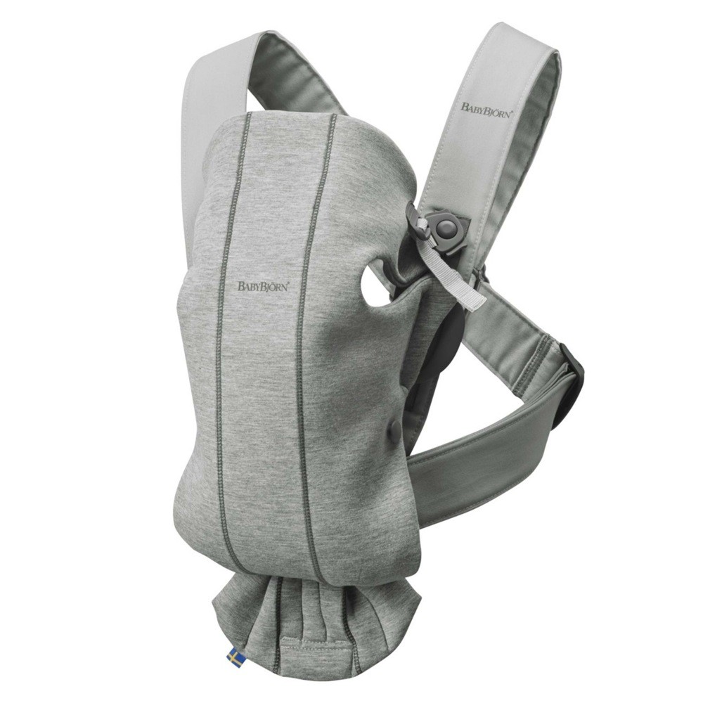 Babybjorn Carrier Mini Jersey Light Grey Baby Carriers Baby