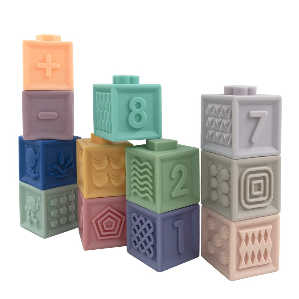 Playground Silicone Soft Building Blocks Multi | Building Blocks | Baby Bunting AU