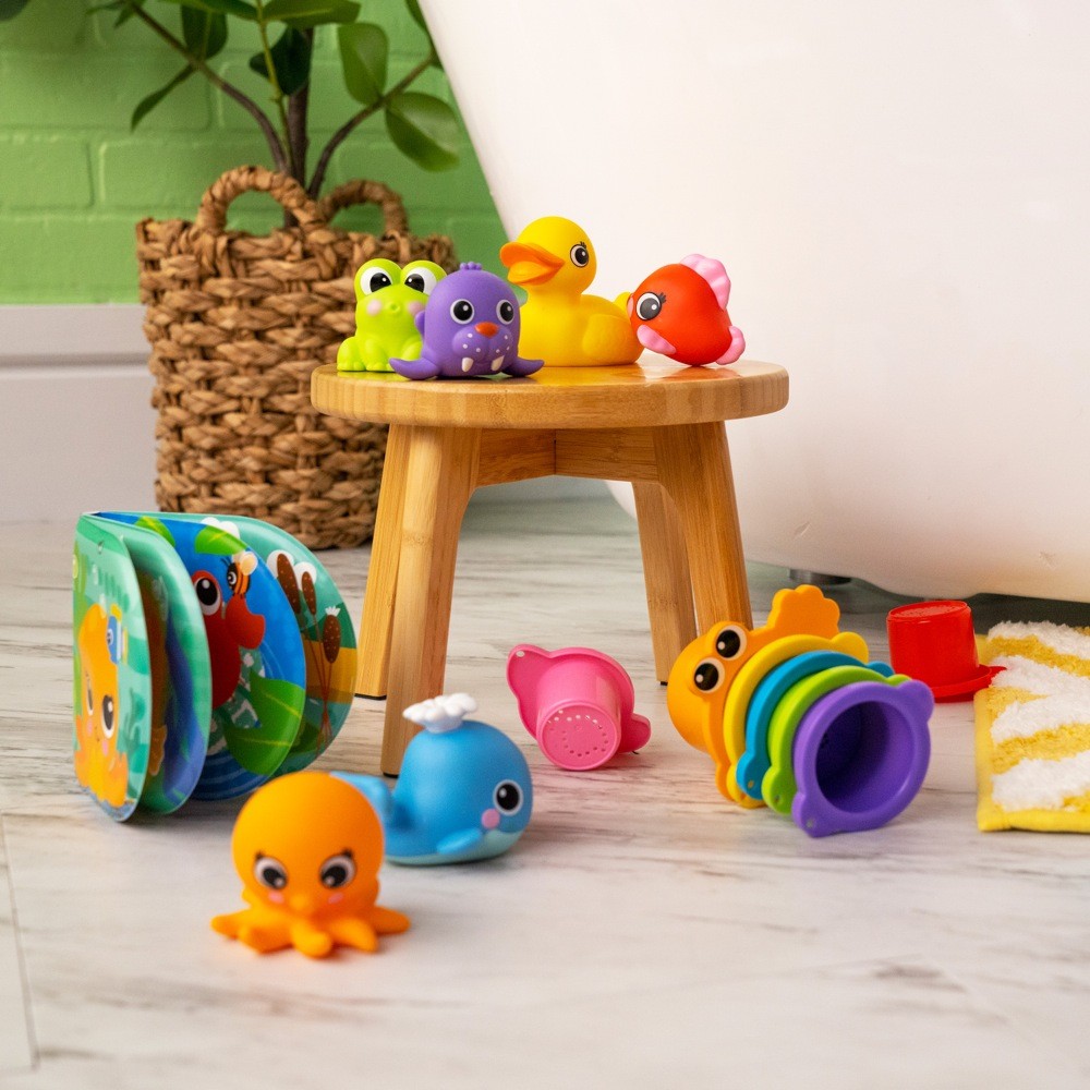 Bright Starts Splash Splash Baby Bath Set Interactive Toys Baby
