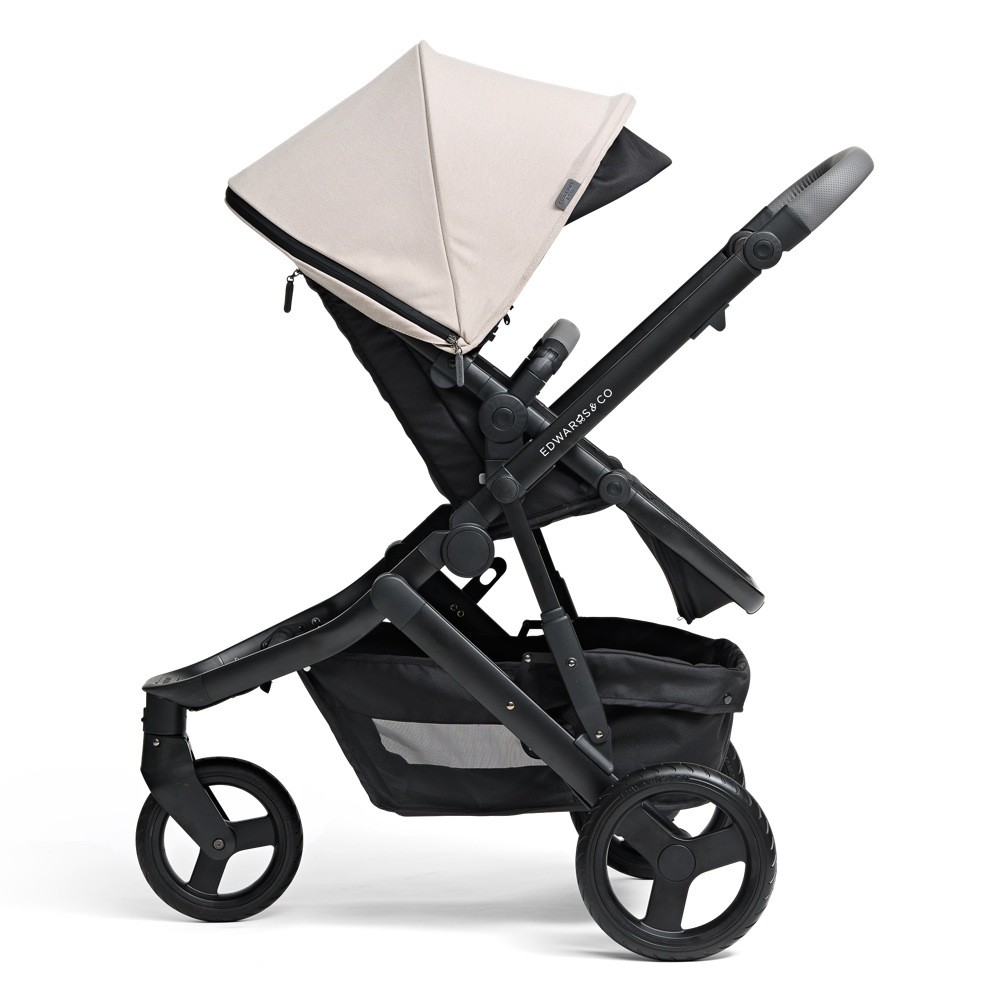 Edwards & Co Oscar M2 Sand 3 Wheel Prams Baby Bunting AU