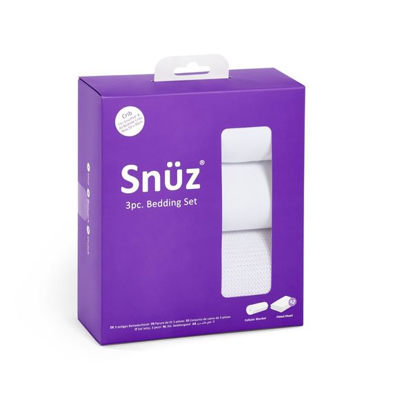 Snuzpod Studio Sheet Set 3 Piece White