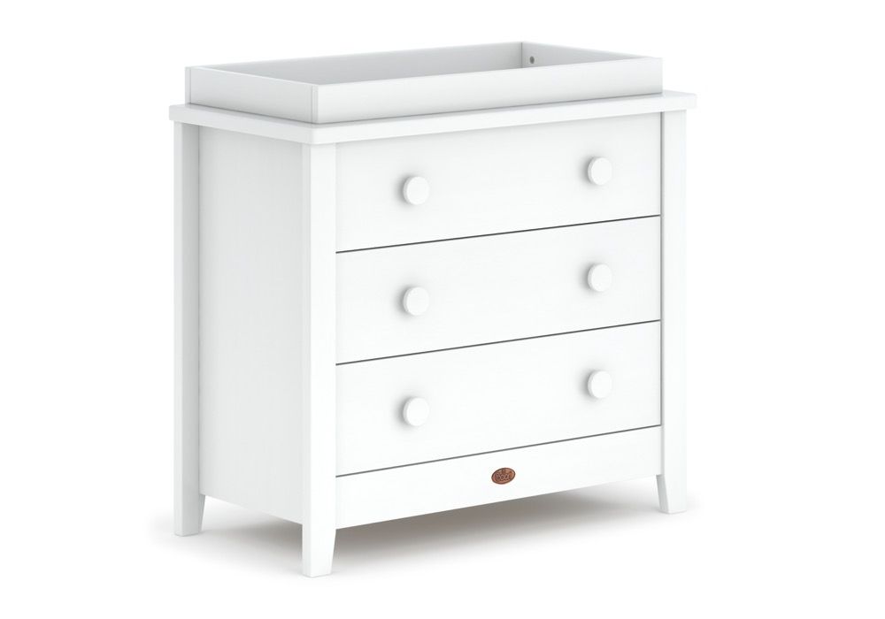 Boori 3 Drawer Chest Changer Barley White Drawers Baby Bunting AU