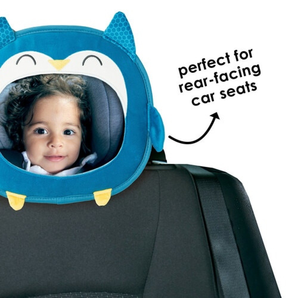 Diono Easy View Character Mirror Owl Mirrors & Shades Baby Bunting NZ