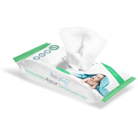 Purely Baby Aqua+ Biodegradable Wipes 70 Pack