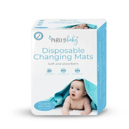 Purely Baby Change Mats 10 Pack Baby Bunting NZ