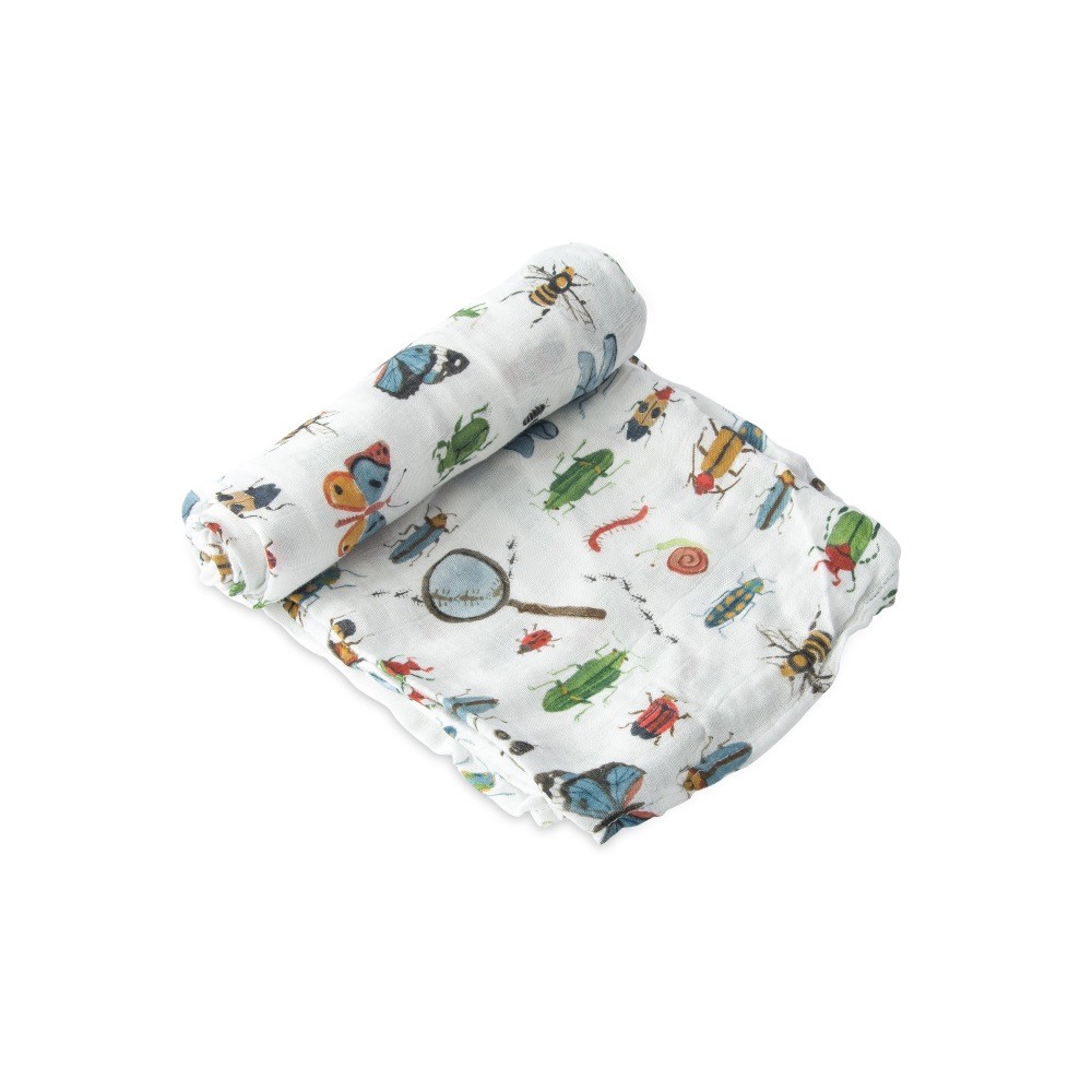 Little Unicorn Deluxe Muslin Swaddle Bugs Swaddles Baby Bunting NZ