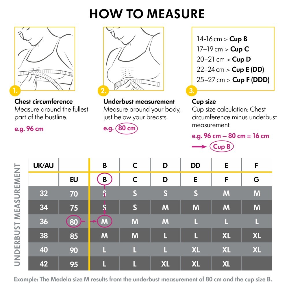 Medela Keep Cool Maternity & Nursing Bra Black | Bras | Baby Bunting AU