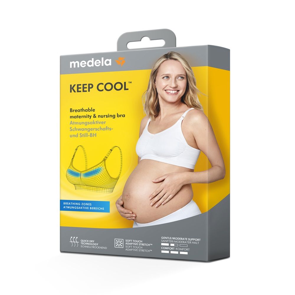 Medela Keep Cool Maternity & Nursing Bra Black
