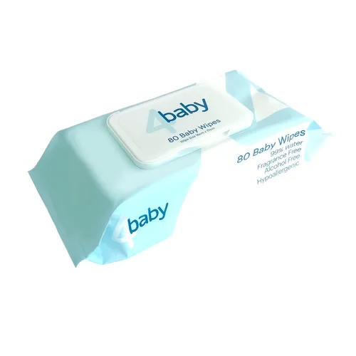 4Baby Baby Wipes 80 Pack Baby Bunting AU