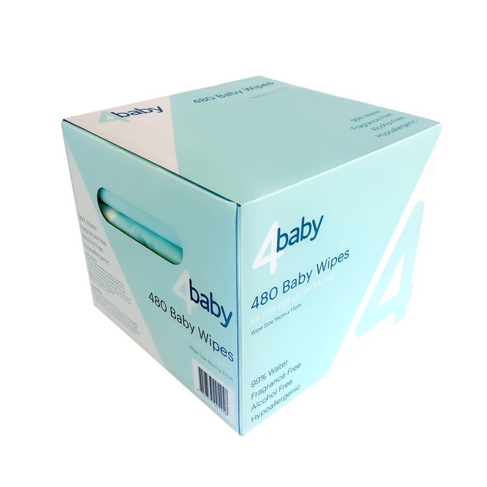 4baby Baby Wipes 480 Pack | Baby Bunting AU