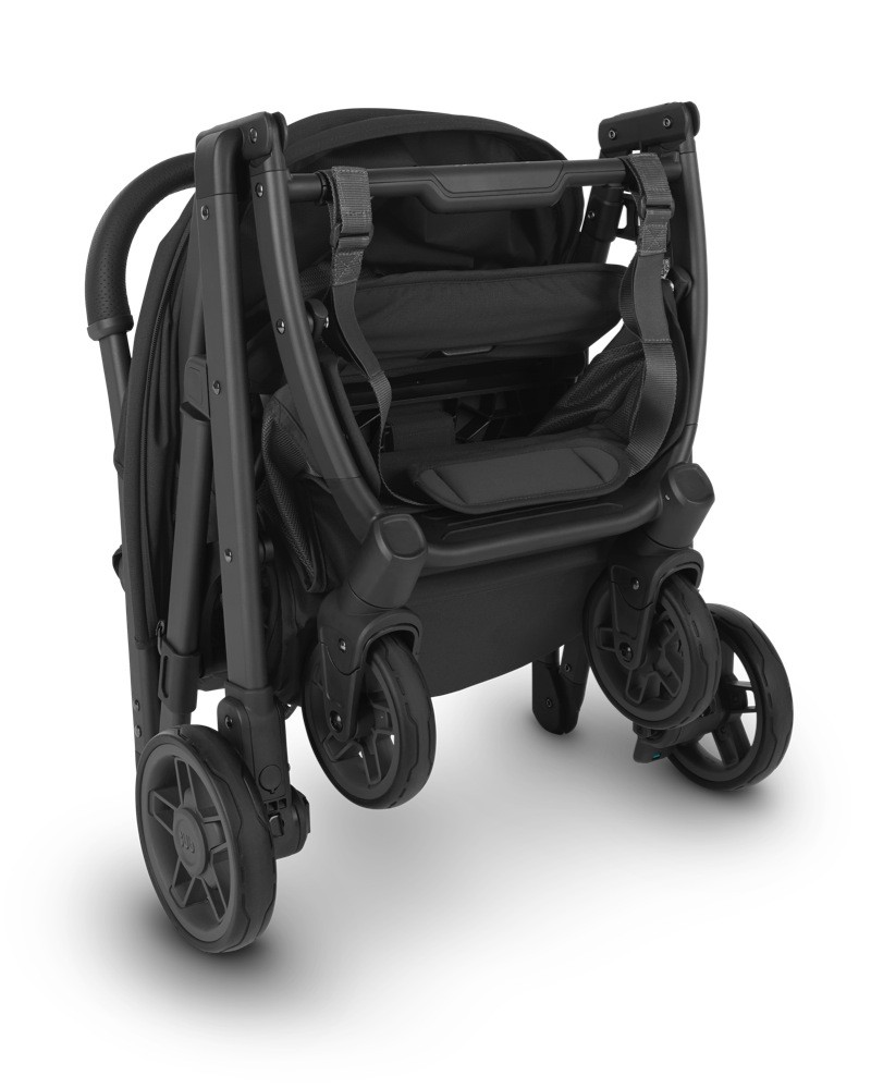 Uppababy - Minu V2 Stroller-Jake (Charcoal/Carbon/ Black Leather ...