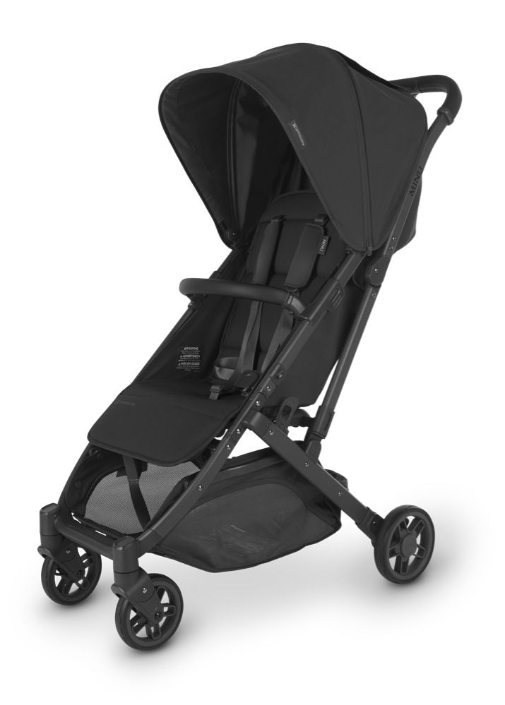 Uppababy - Minu V2 Stroller-Jake (Charcoal/Carbon/ Black Leather ...