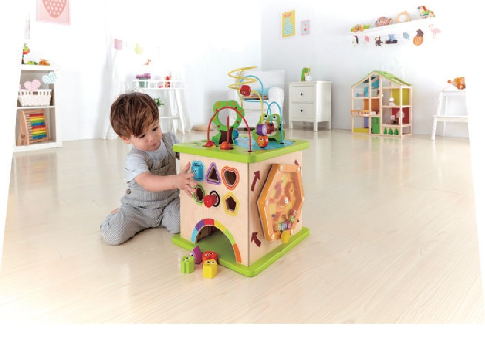 Hape country sale critters play cube