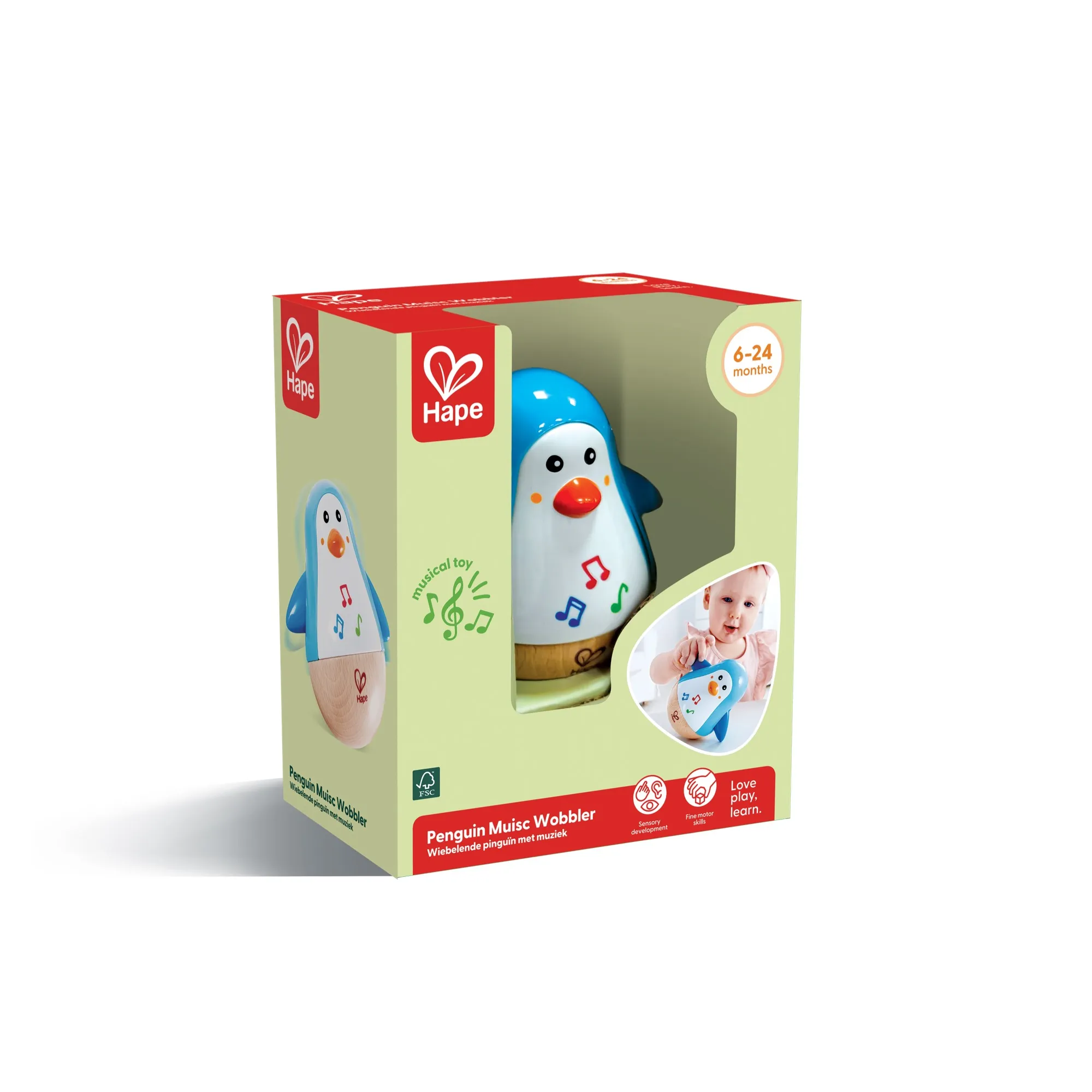 Hape Penguin Musical Wobbler