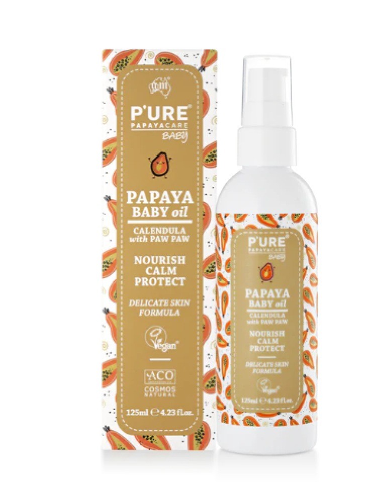 Pure Papaya Care Baby Oil 125ML Baby Bunting AU