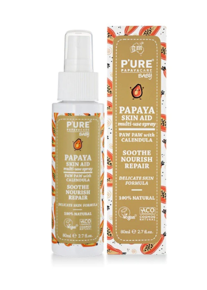 Pure Papaya Care Baby Skin Aid Multi Use 80ML Baby Bunting AU
